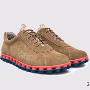 Men's Camper Pelotas Sneakers in Tan Suede size 44 (US 10.5-11)